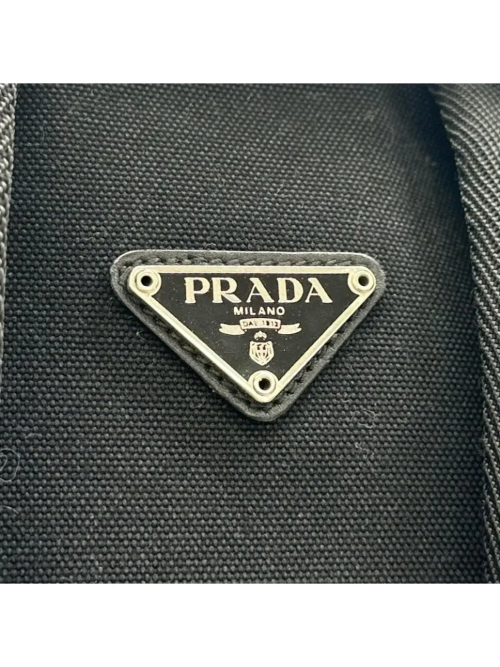 Prada Backpack Wool Gray